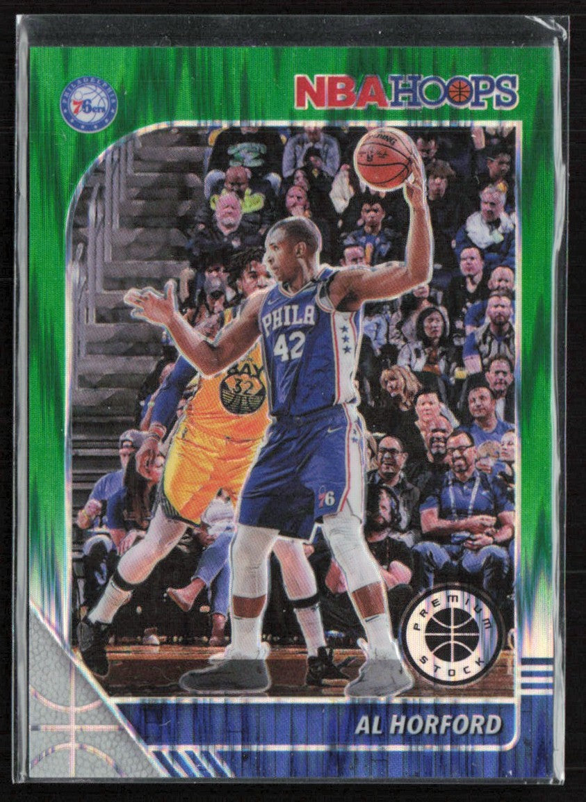 Al Horford 2019 Hoops Premium Stock Green Flash /99 #260 Philadelphia 76ers