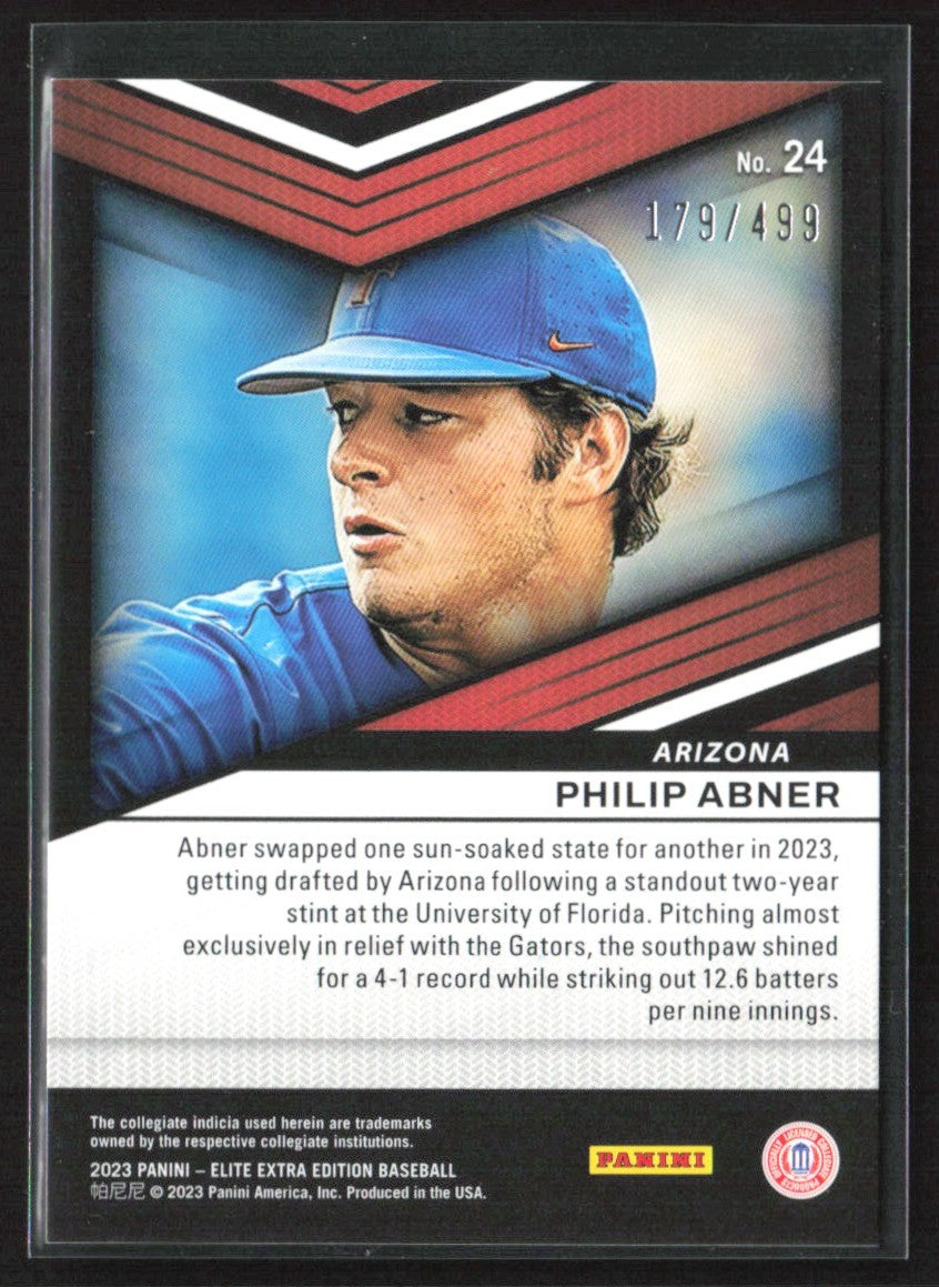 Philip Abner 2023 Panini Elite Extra Edition Status Green /499 #24