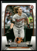 Gunnar Henderson 2023 Bowman RC #65 Baltimore Orioles