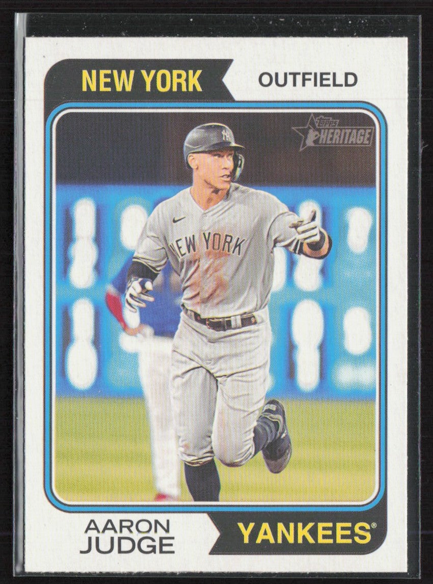 Aaron Judge 2023 Topps Heritage #152 New York Yankees