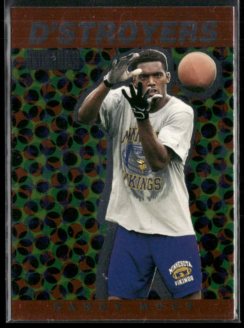 Randy Moss 1998 Skybox Premium Destroyers #4D Minnesota Vikings