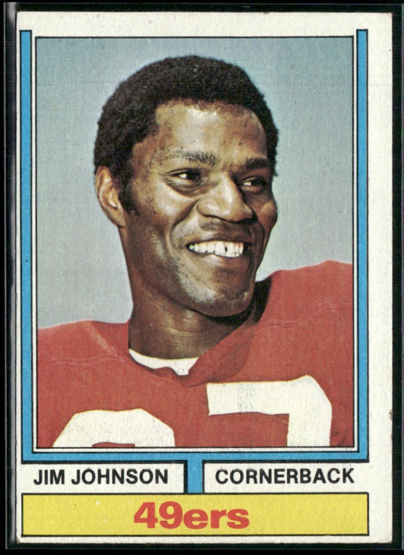 Jim Johnson 1974 Topps #430 San Francisco 49ers