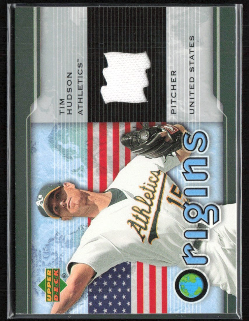 Tim Hudson 2005 Upper Deck Origins Jersey #OR-TH Oakland Athletics