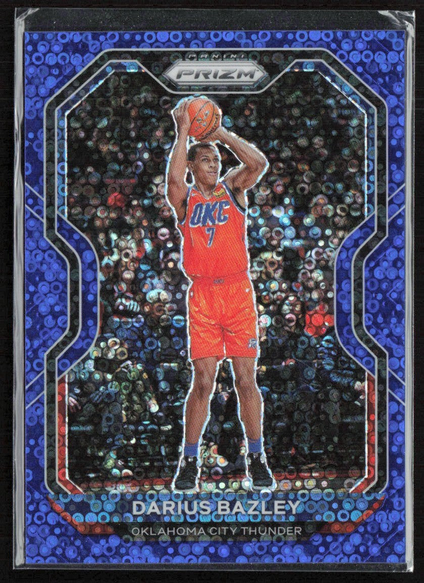 Darius Bazley 2020 Panini Prizm Fast Break Blue Prizms /175 #164