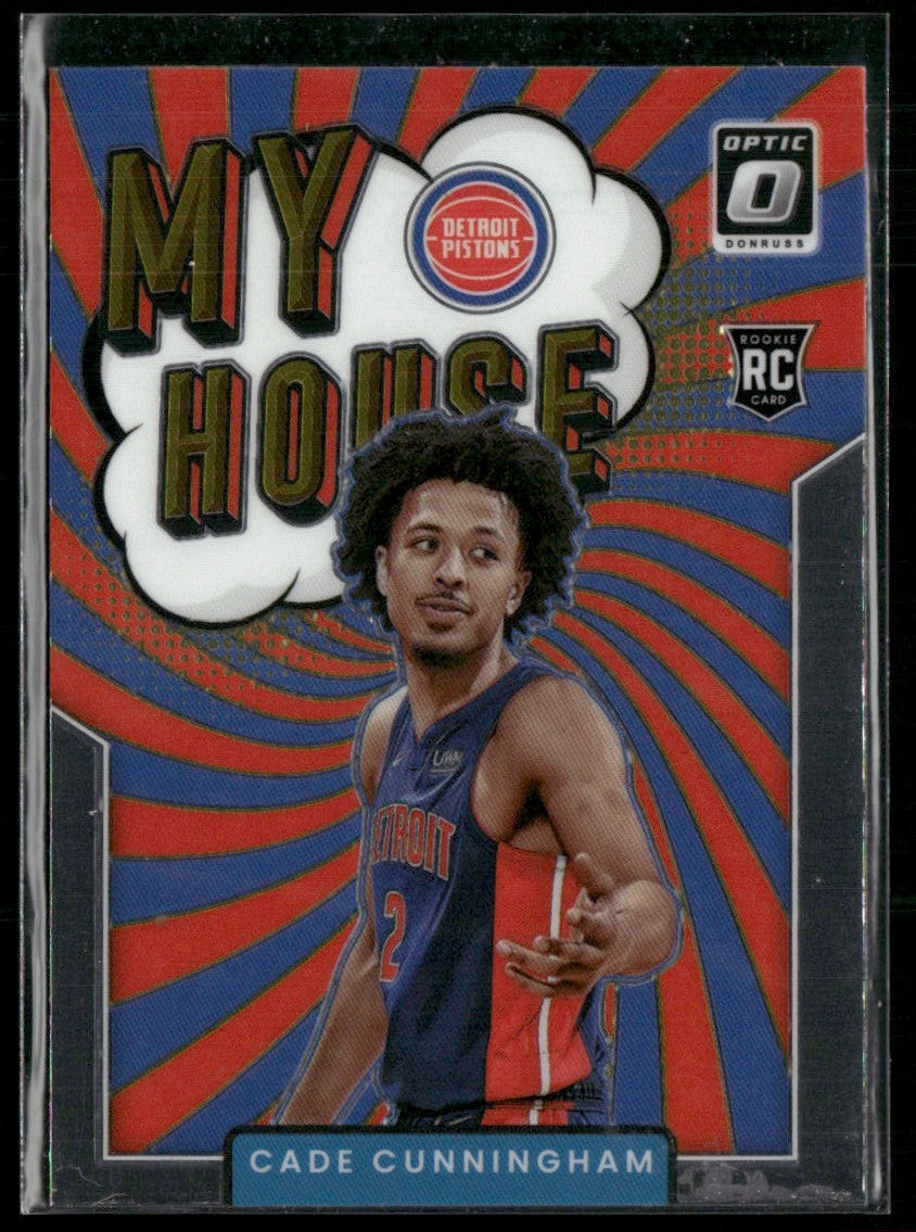 Cade Cunningham 2022 Donruss Optic My House RC #16 Detroit Pistons