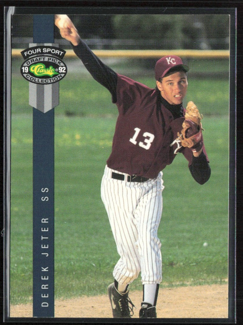 Derek Jeter 1992 Classic Four Sport #231 New York Yankees