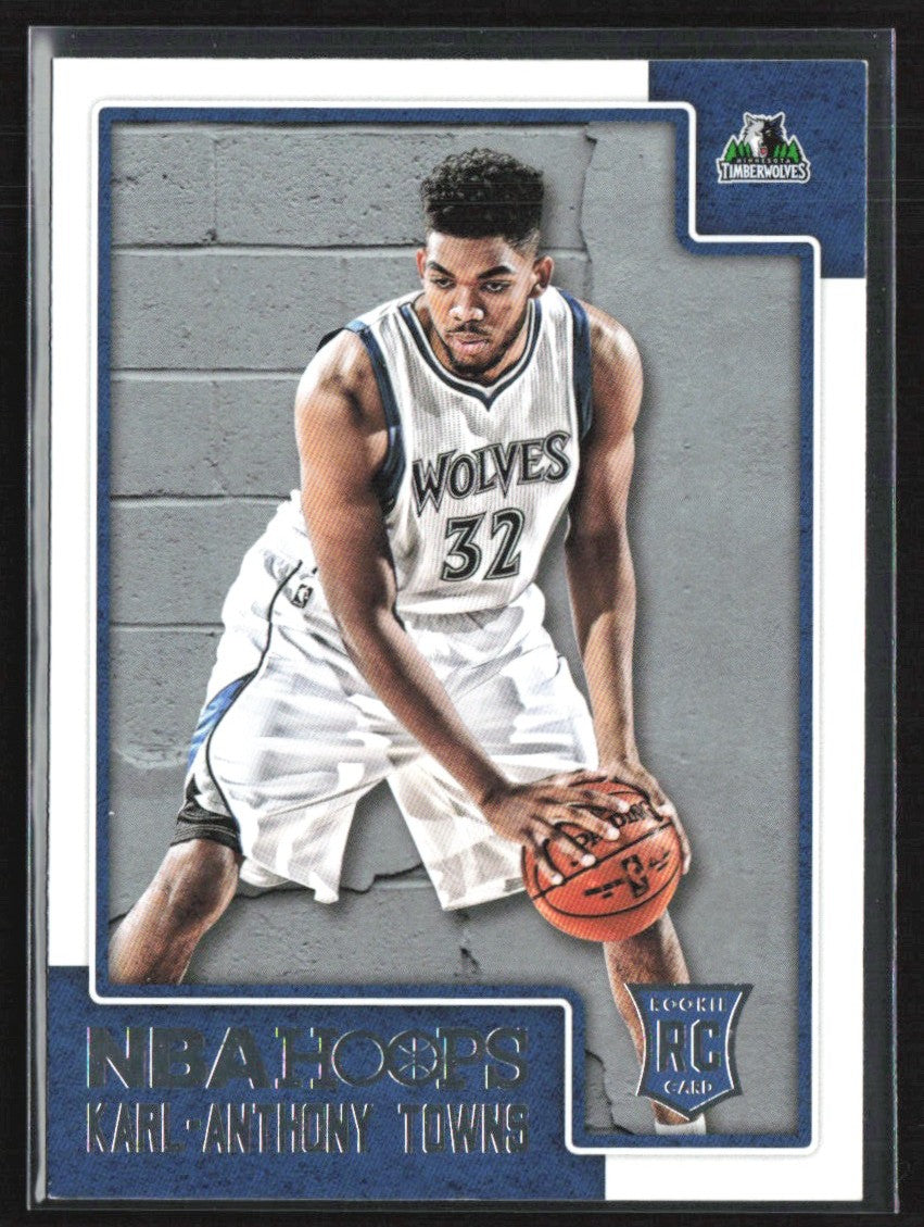 Karl-Anthony Towns 2015 Hoops RC #289 Minnesota Timberwolves
