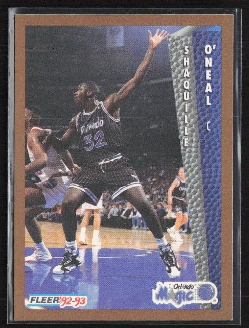 Shaquille O'Neal 1992 Fleer RC #401 Orlando Magic