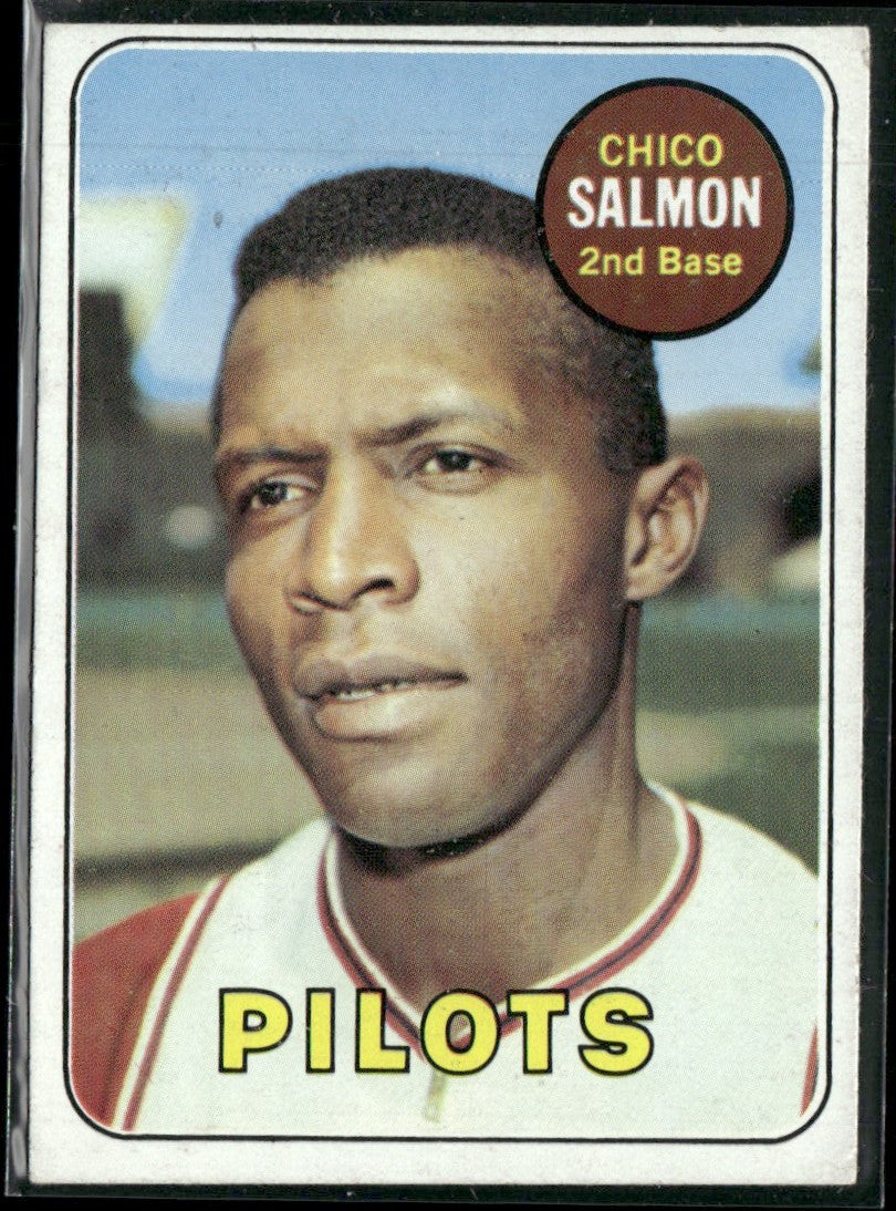 Chico Salmon 1969 Topps #62 Seattle Pilots