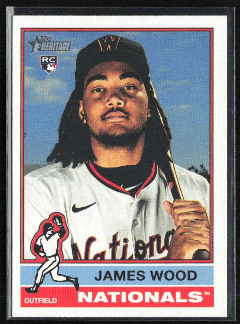 James Wood 2025 Topps Heritage RC #231 Washington Nationals