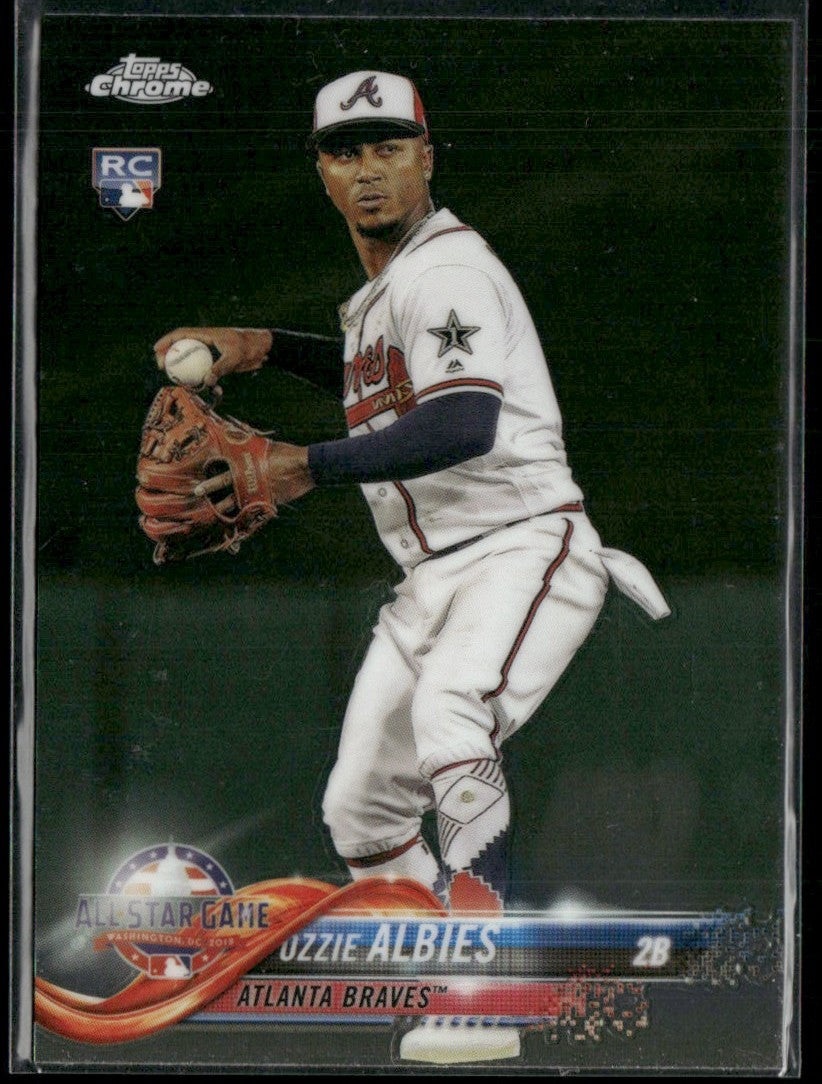 Ozzie Albies 2018 Topps Chrome Update RC #HMT76 Atlanta Braves