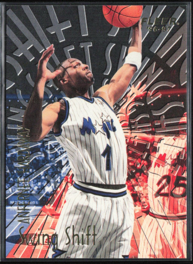 Anfernee Hardaway 1996 Fleer Swing Shift #4 Orlando Magic