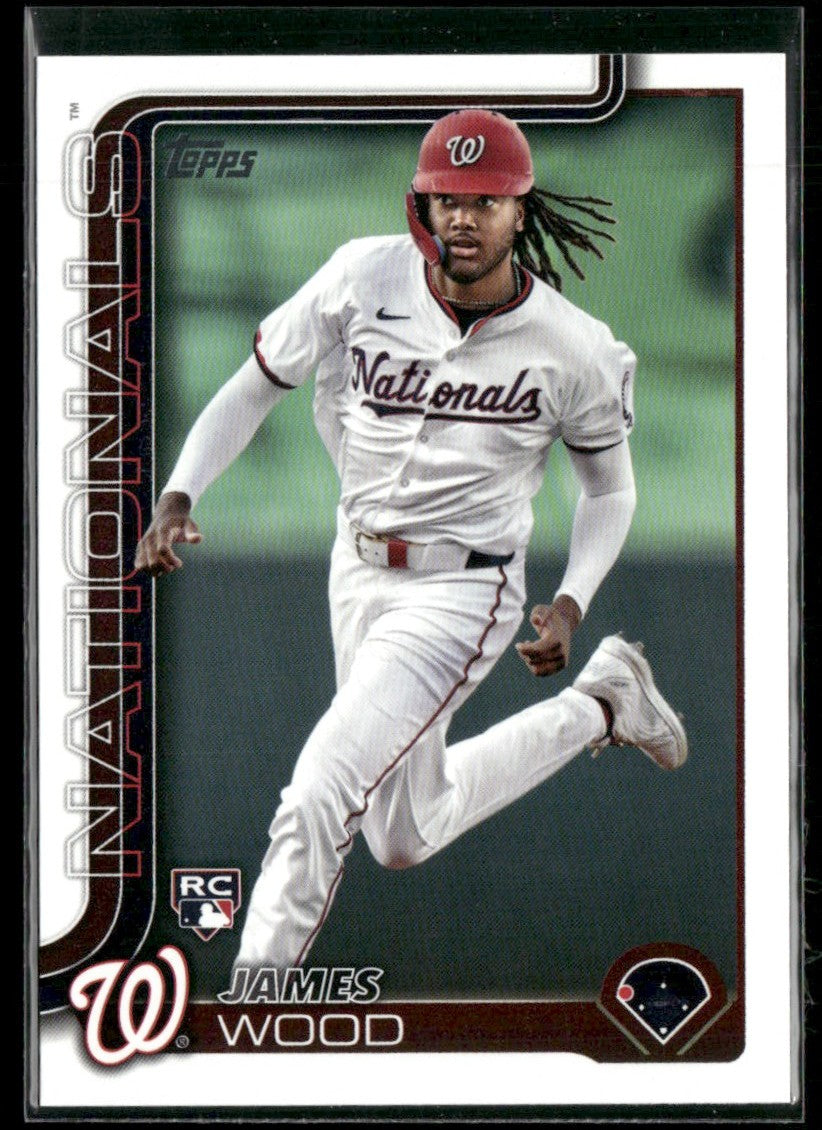 James Wood 2025 Topps RC #181 Washington Nationals