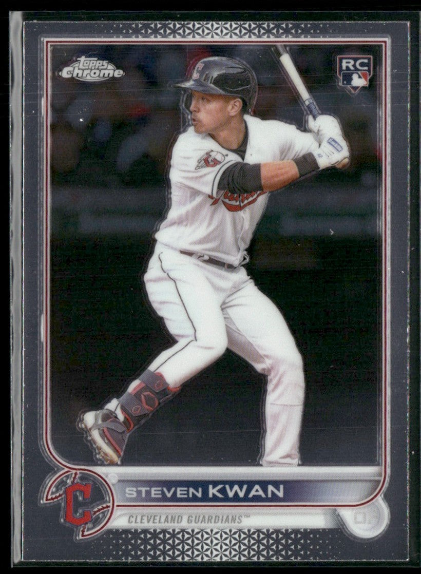 Steven Kwan 2022 Topps Chrome Update RC #USC85 Cleveland Guardians