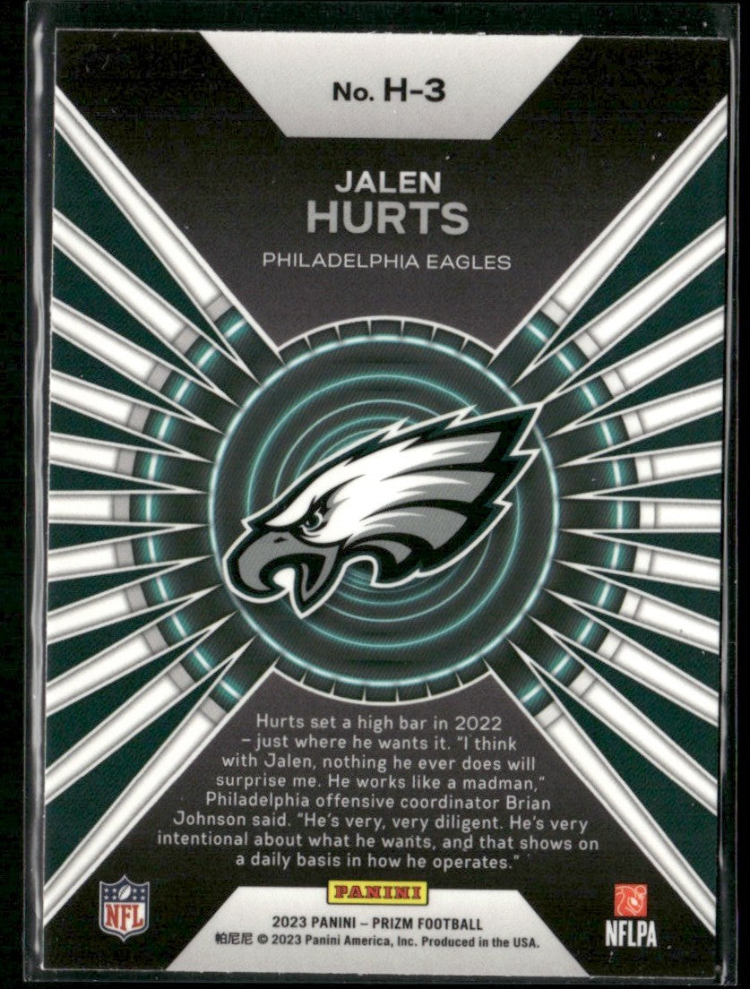 Jalen Hurts 2023 Panini Prizm Hype #H-3 Philadelphia Eagles