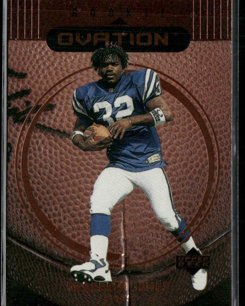 Edgerrin James 1999 Upper Deck Rookie Ovation RC #64 Indianapolis Colts