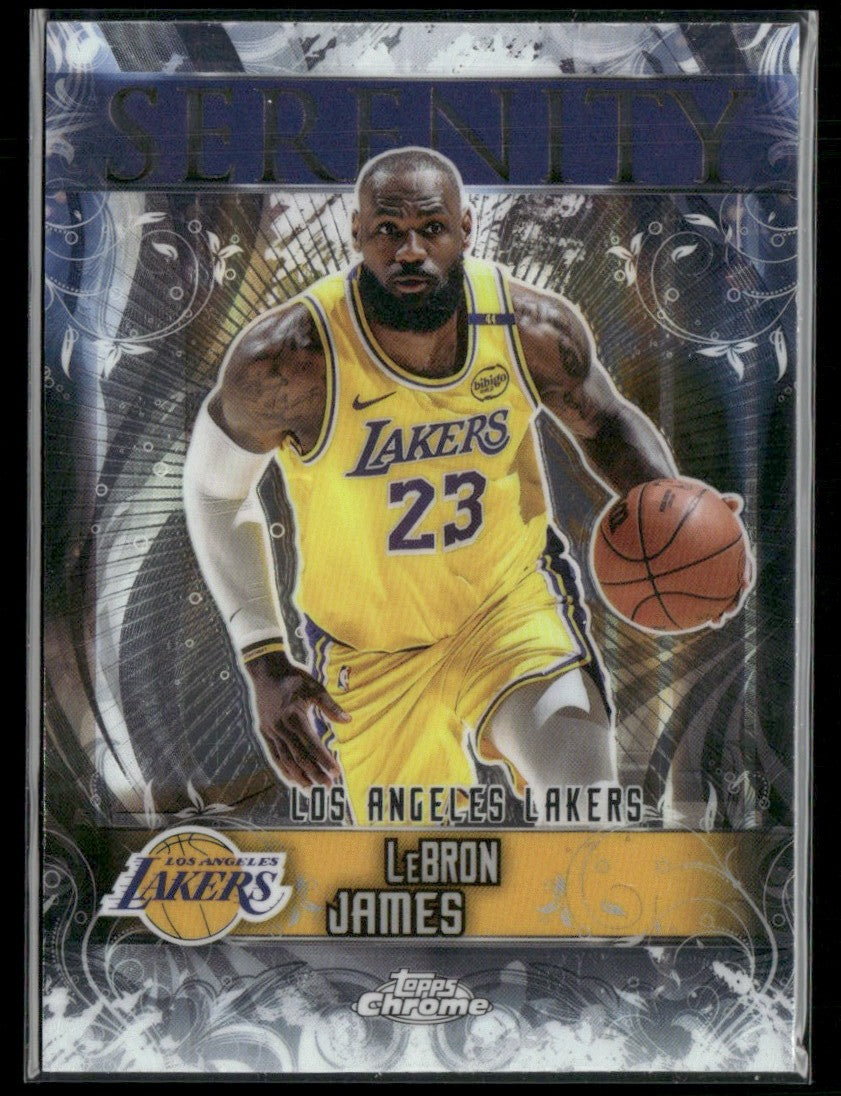 LeBron James 2025 Topps Chrome Serenity #SY-2 Los Angeles Lakers