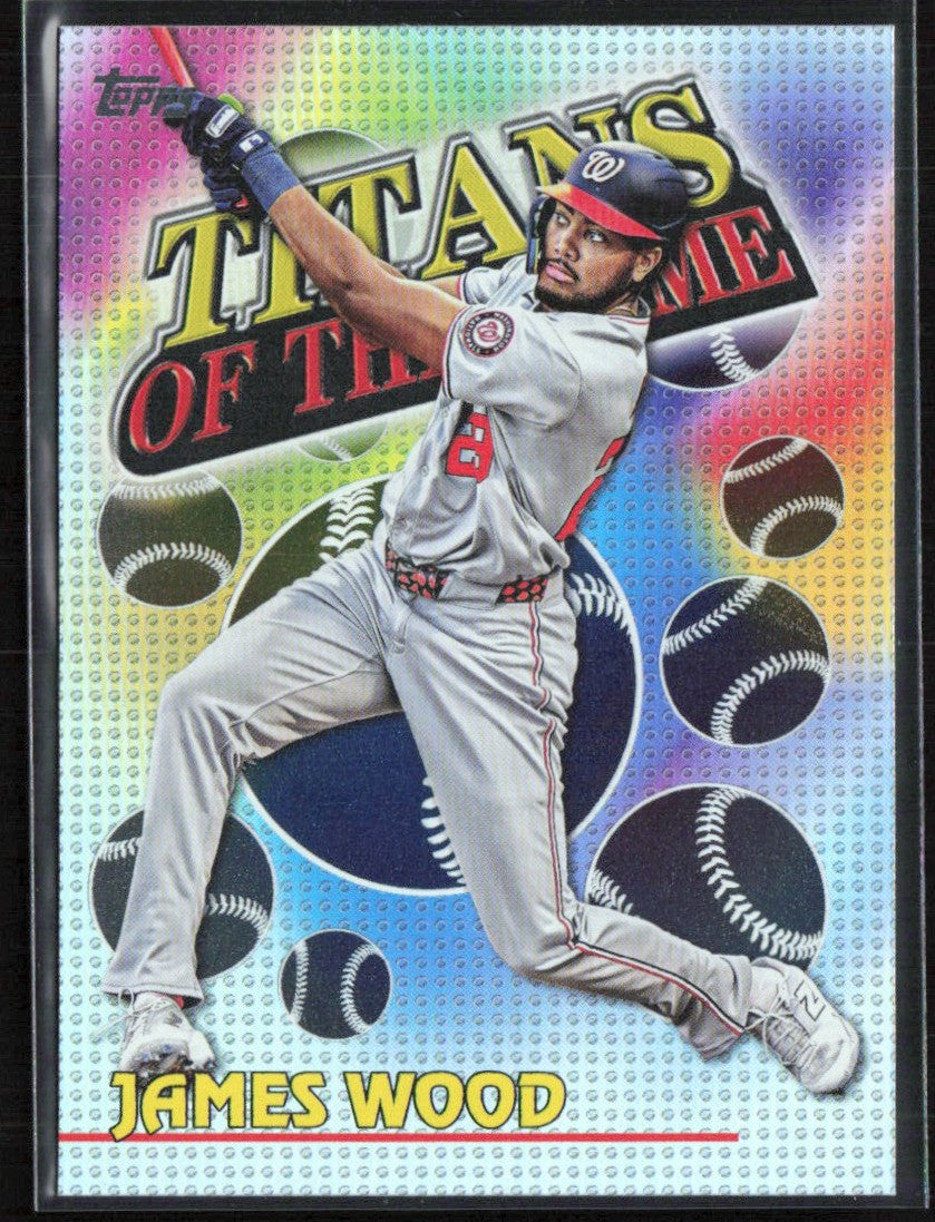 James Wood 2026 Topps Titans Game #TOG-15 Washington Nationals