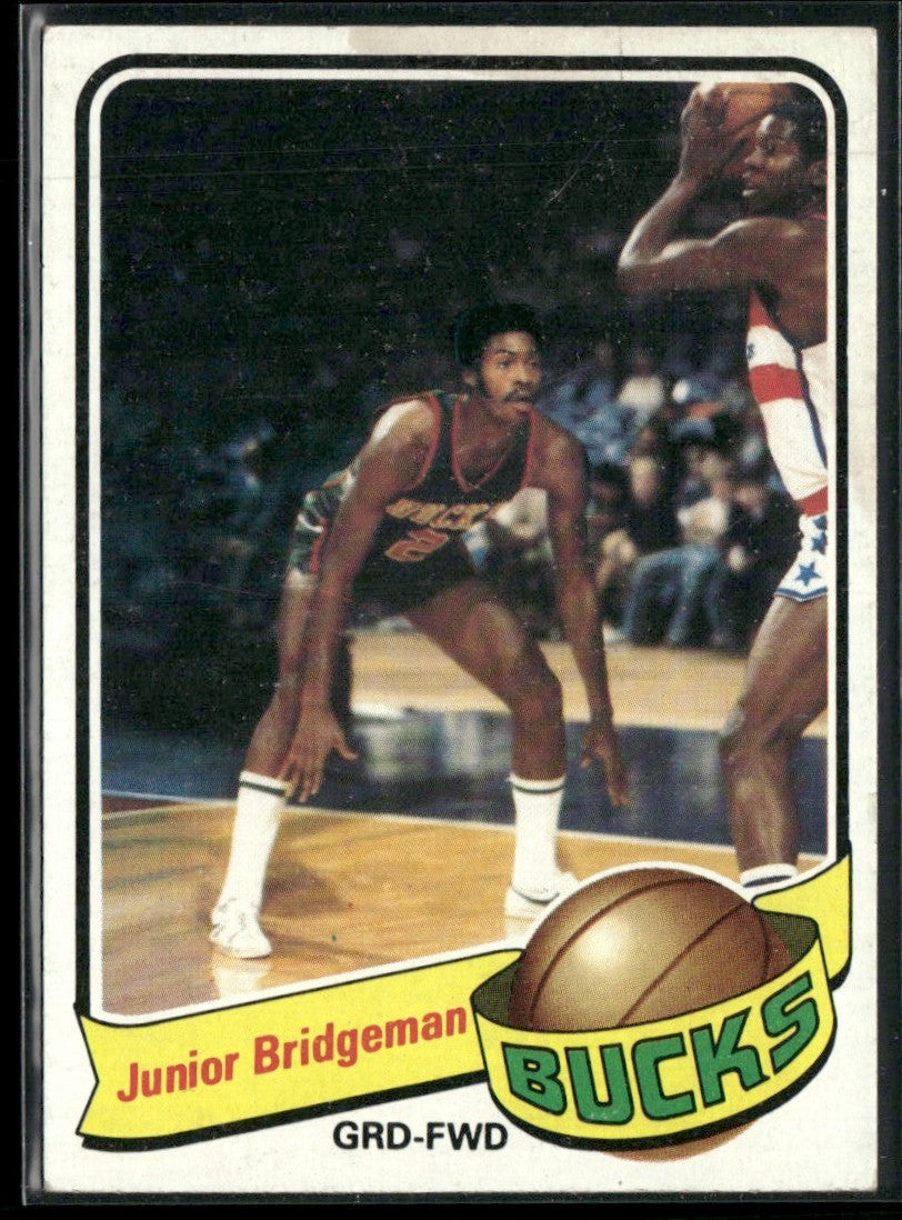 Junior Bridgeman 1979 Topps #91 Milwaukee Bucks