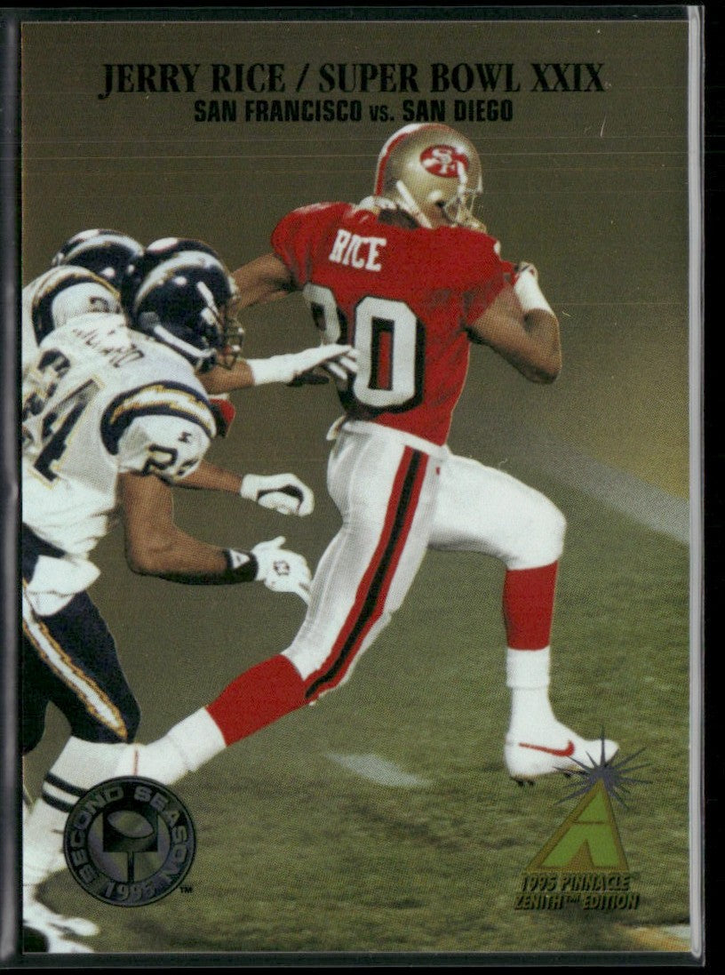Jerry Rice 1995 Pinnacle Second Season #SS22 San Francisco 49ers