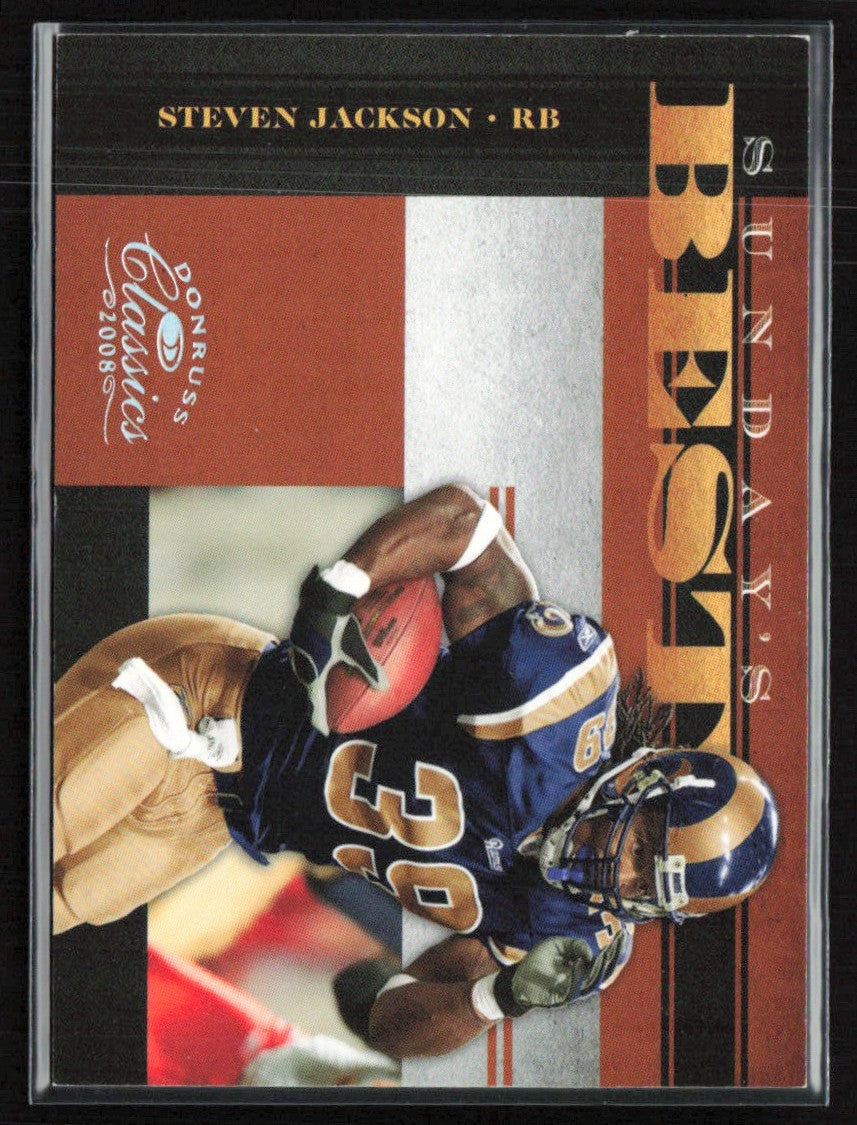 Steven Jackson 2008 Donruss Classics Sunday's Best Silver /250 #SB-30