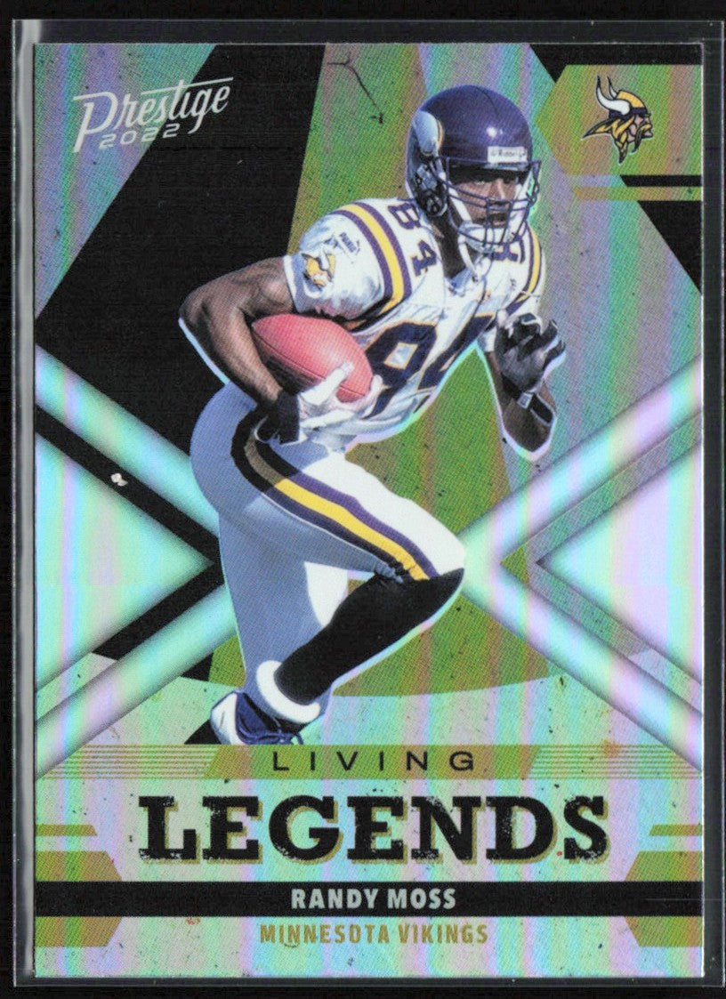 Randy Moss 2022 Panini Prestige Living Legends #LL-1 Minnesota Vikings