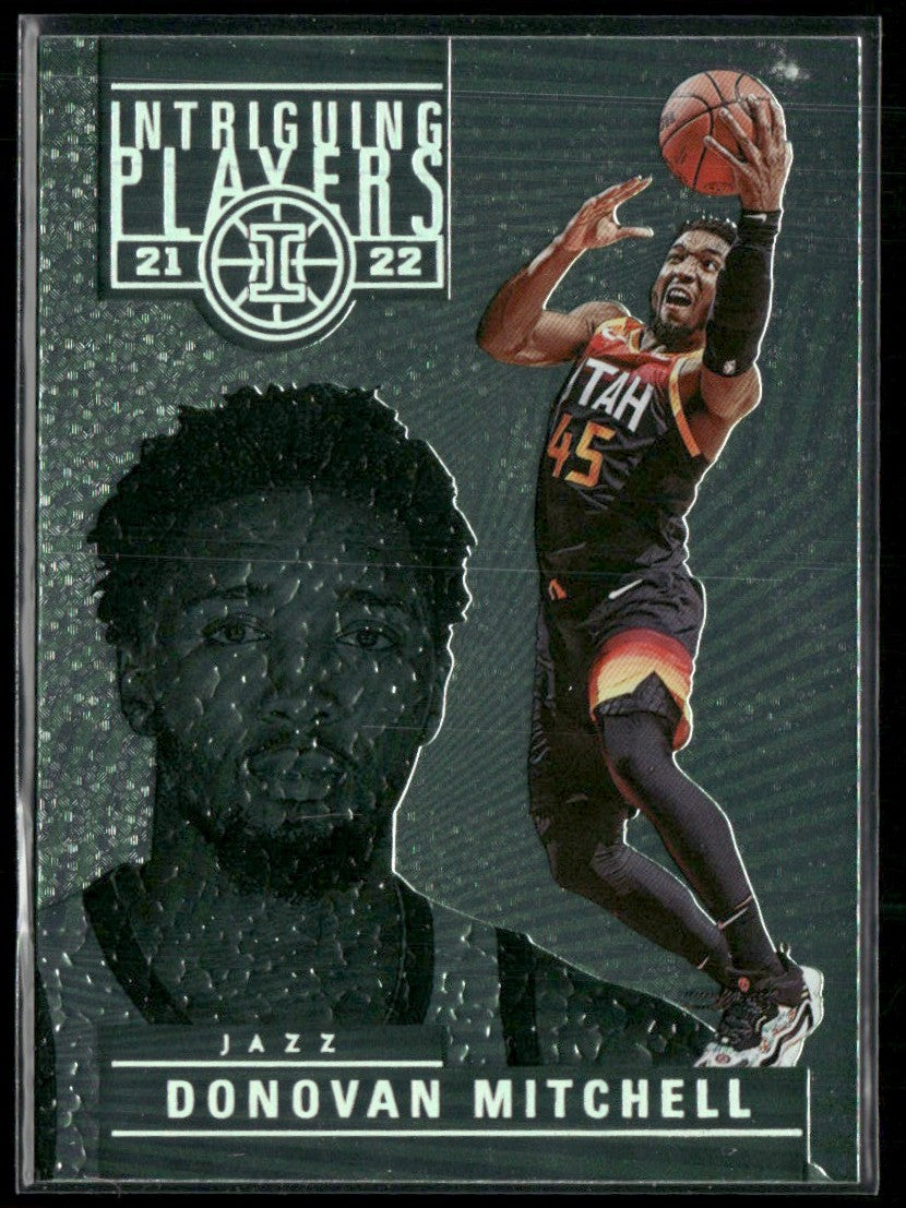 Donovan Mitchell 2022 Panini Illusions Intriguing Players #14 Utah Jazz