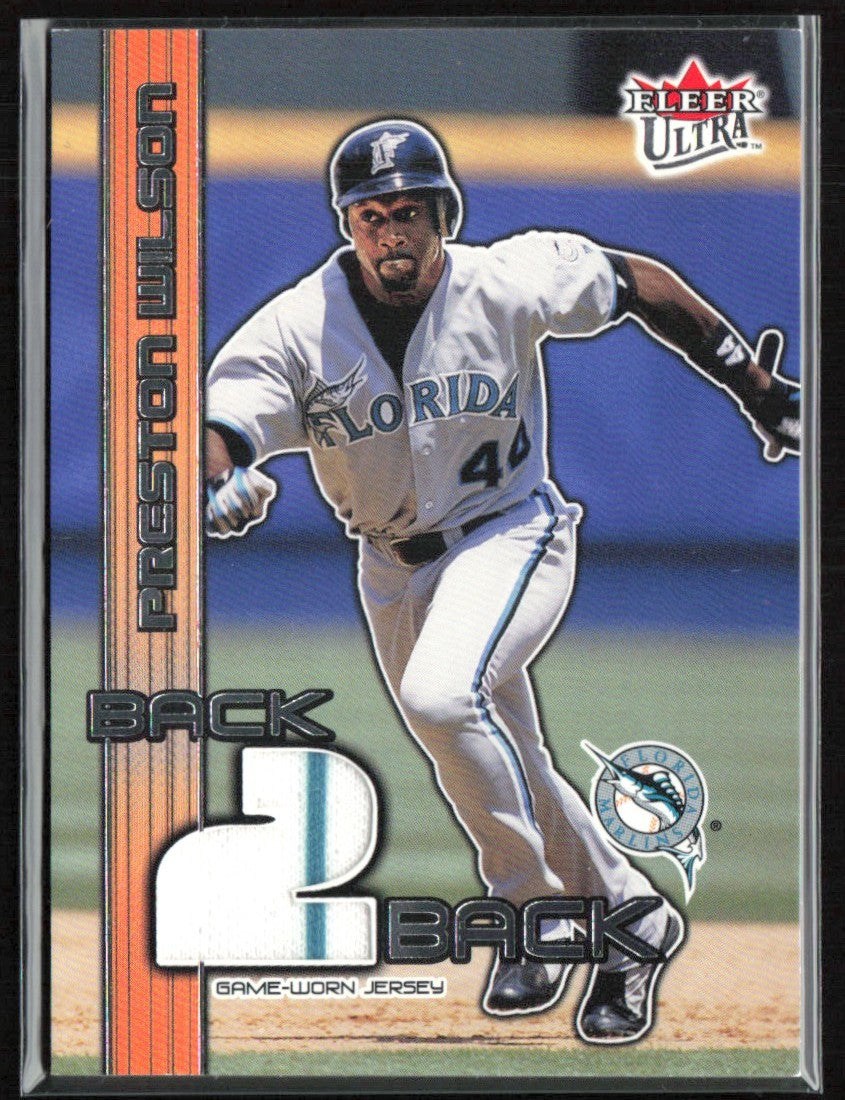 Preston Wilson 2003 Fleer Ultra Back 2 /500 Jersey Florida Marlins