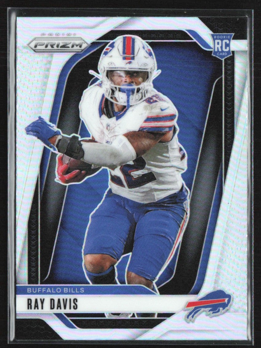Ray Davis 2024 Panini Prizm Silver Variation RC #33 Buffalo Bills