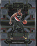 Scoot Henderson 2024 Panini Select Concourse RC #77 Portland Trail Blazers
