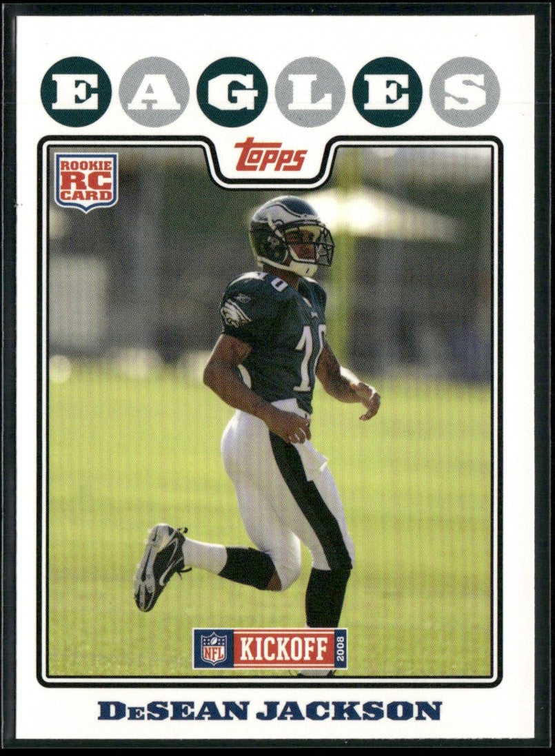 DeSean Jackson 2008 Topps Kickoff RC #192 Philadelphia Eagles