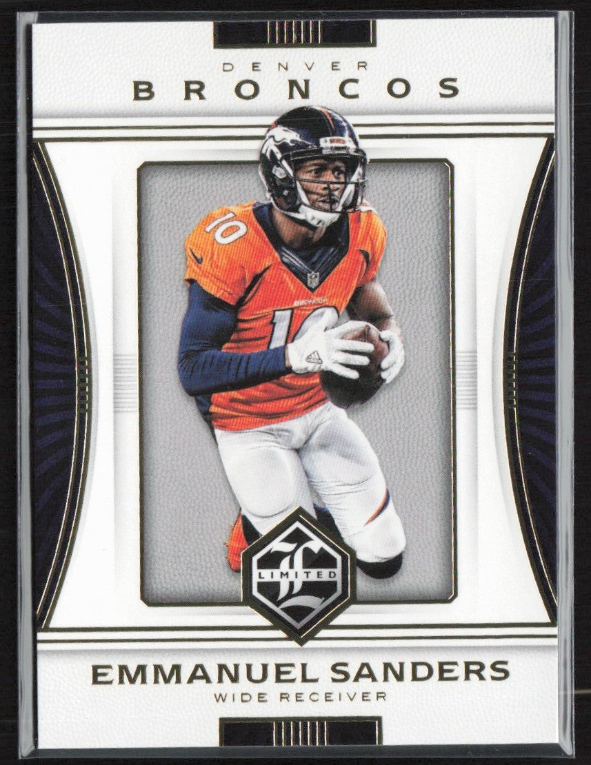 Emmanuel Sanders 2017 Panini Limited #40 Denver Broncos