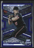 Cade Kuehler 2023 Elite Extra Edition Blue Aspirations /349 #38 Atlanta Braves