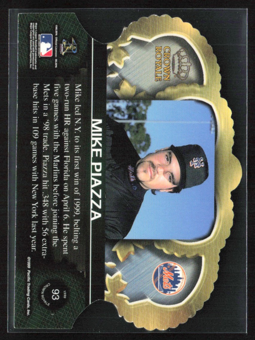 Mike Piazza 1999 Pacific Crown Royale #93 New York Mets