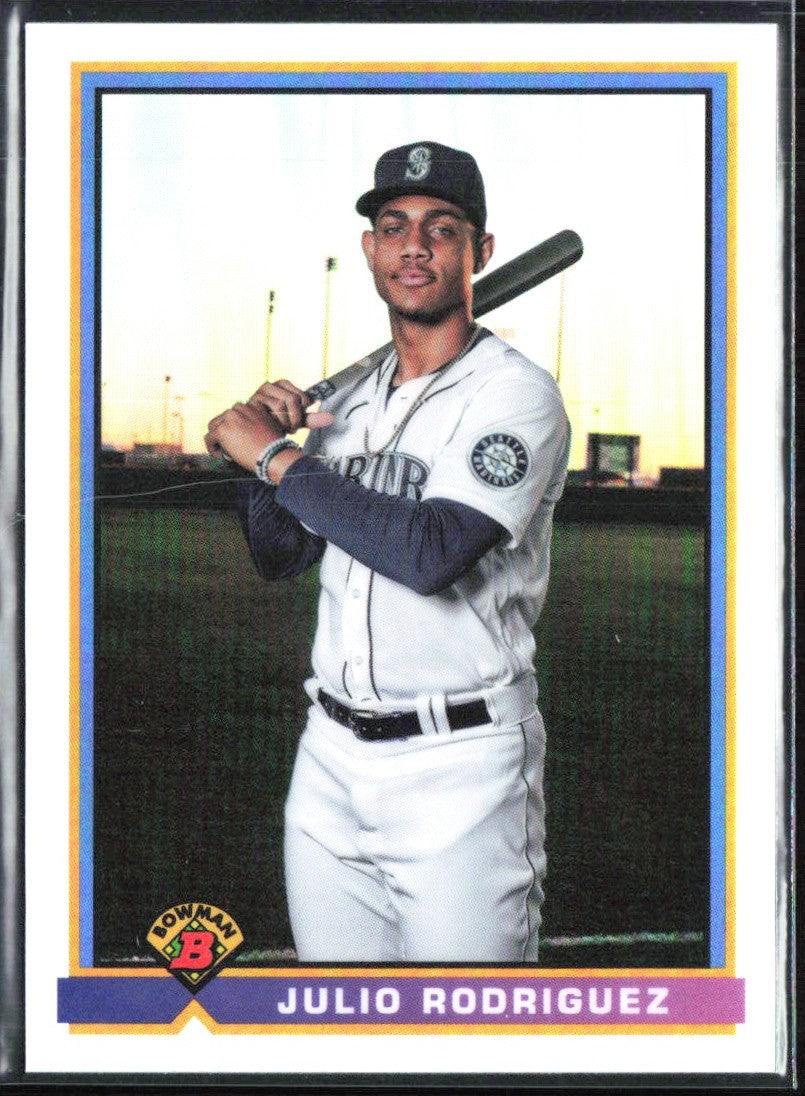 Julio Rodriguez 2021 Bowman 1991 Design #91B-JR Seattle Mariners