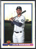 Julio Rodriguez 2021 Bowman 1991 Design #91B-JR Seattle Mariners