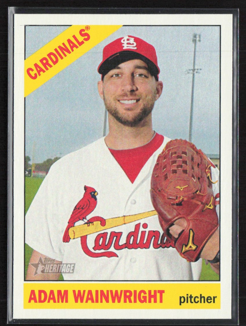 Adam Wainwright 2015 Topps Heritage SP #483 St. Louis Cardinals