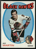 Pit Martin 1971 Topps #39 Chicago Blackhawks