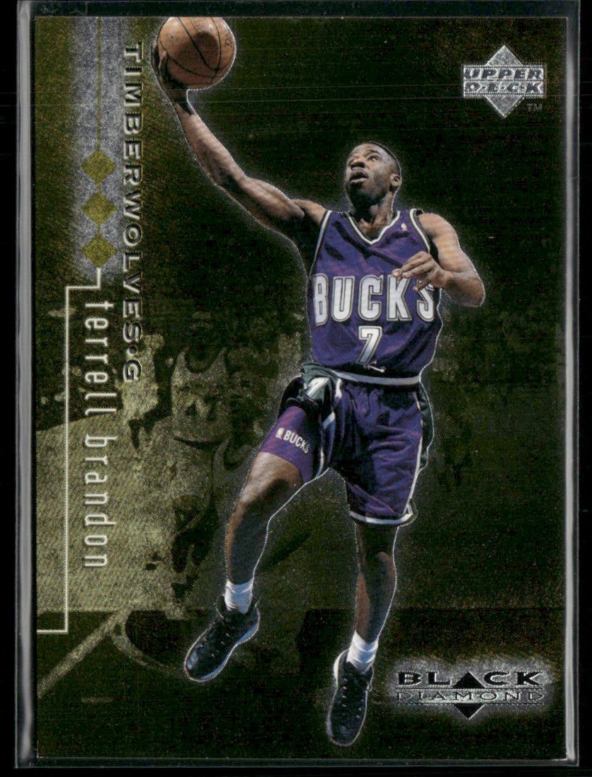 Terrell Brandon 1998 Upper Deck Black Diamond Triple /1500 #53