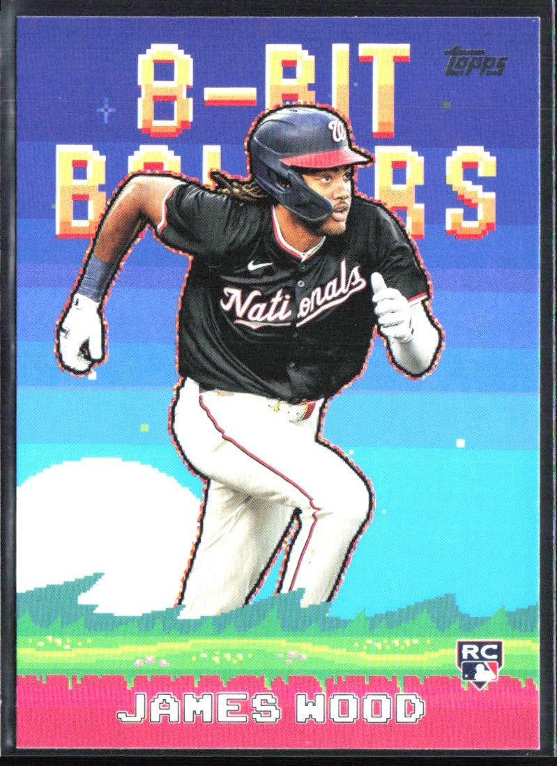 James Wood 2025 Topps 8-Bit Ballers #8B-16 Washington Nationals