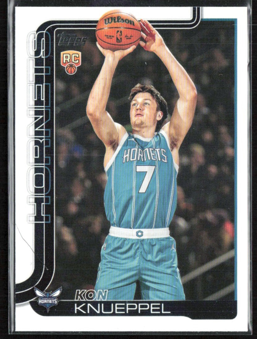 Kon Knueppel 2025 Topps RC #204 Charlotte Hornets