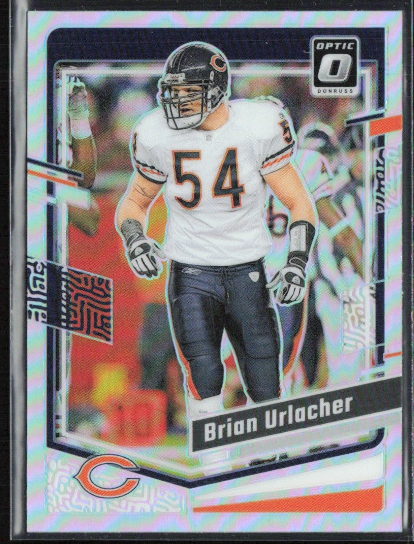 Brian Urlacher 2023 Panini Donruss Optic Holo Silver Prizm #31 Chicago Bears