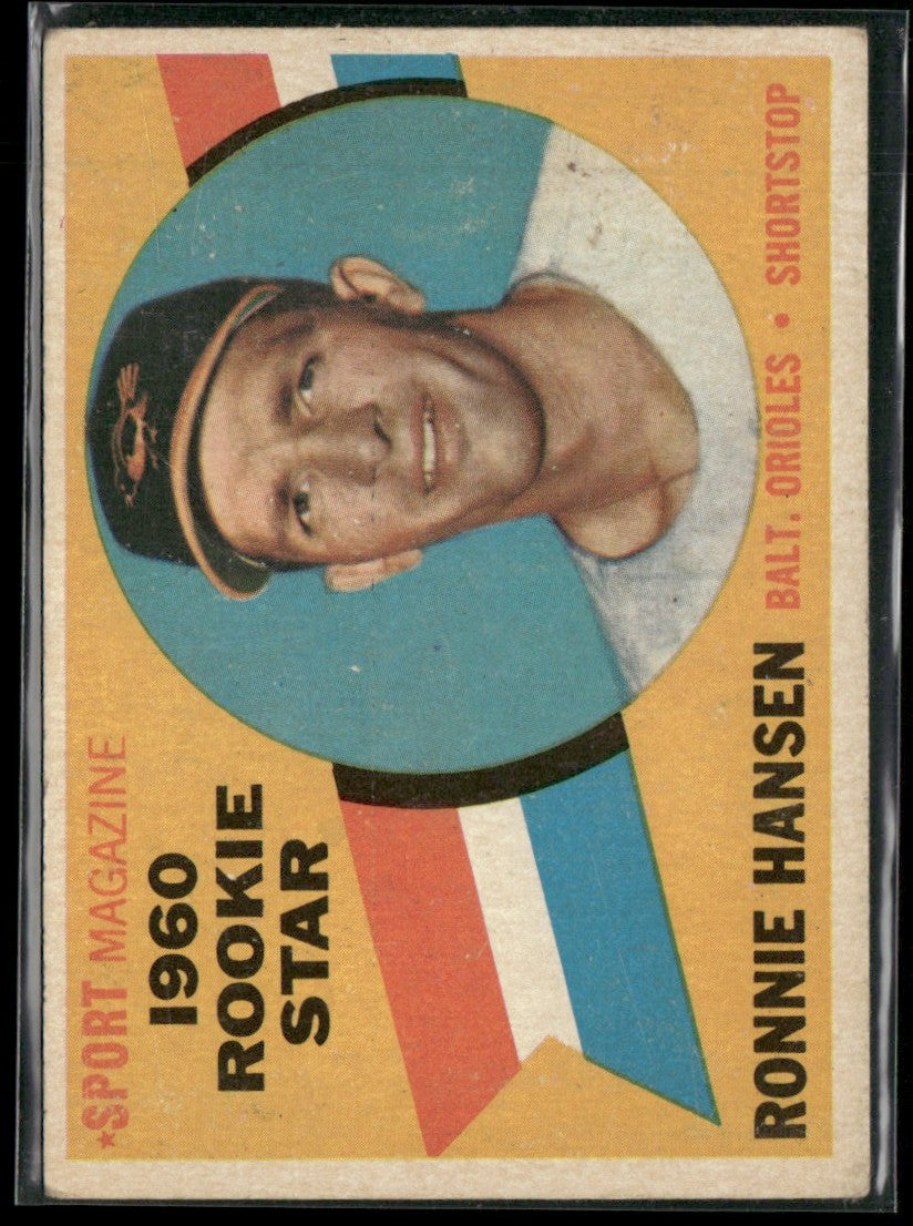 Ronnie Hansen 1960 Topps RC #127 Baltimore Orioles
