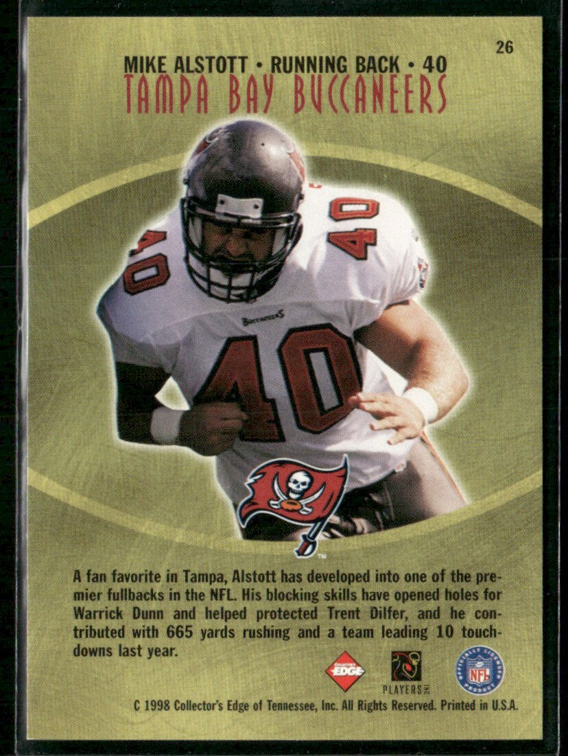 Mike Alstott 1998 Collector's Edge Odyssey Leading #26 Tampa Bay Buccaneers