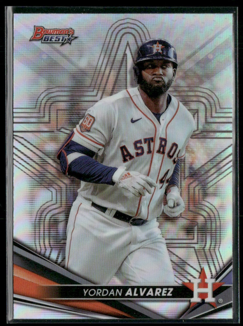 Yordan Alvarez 2022 Bowman's Best Refractor #43 Houston Astros