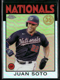 Juan Soto 2021 Topps Chrome 1986 #86BC-4 Washington Nationals