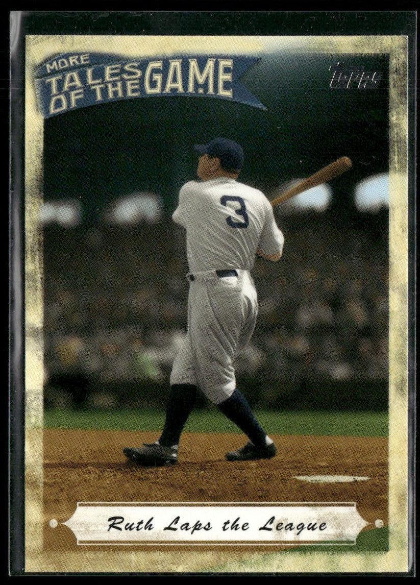 Babe Ruth 2010 Topps Update More Tales of the Game #MTOG-5 New York Yankees