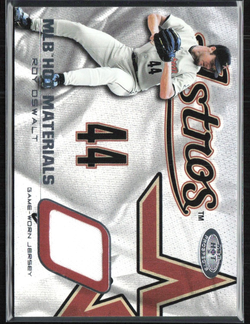 Roy Oswalt 2002 Fleer Hot Prospects MLB Materials Jersey #HM-RO Houston Astros