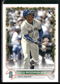 Julio Rodriguez 2022 Topps Holiday RC #HW44 Seattle Mariners