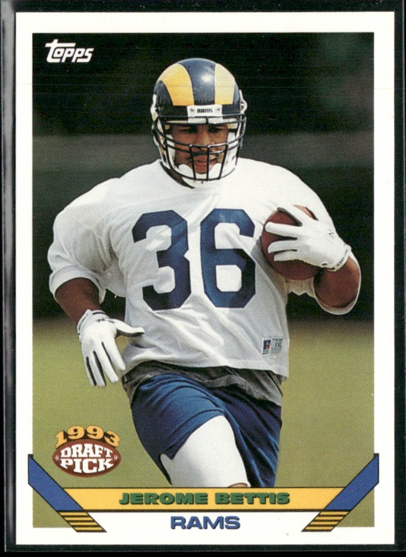Jerome Bettis 1993 Topps RC #604 Los Angeles Rams